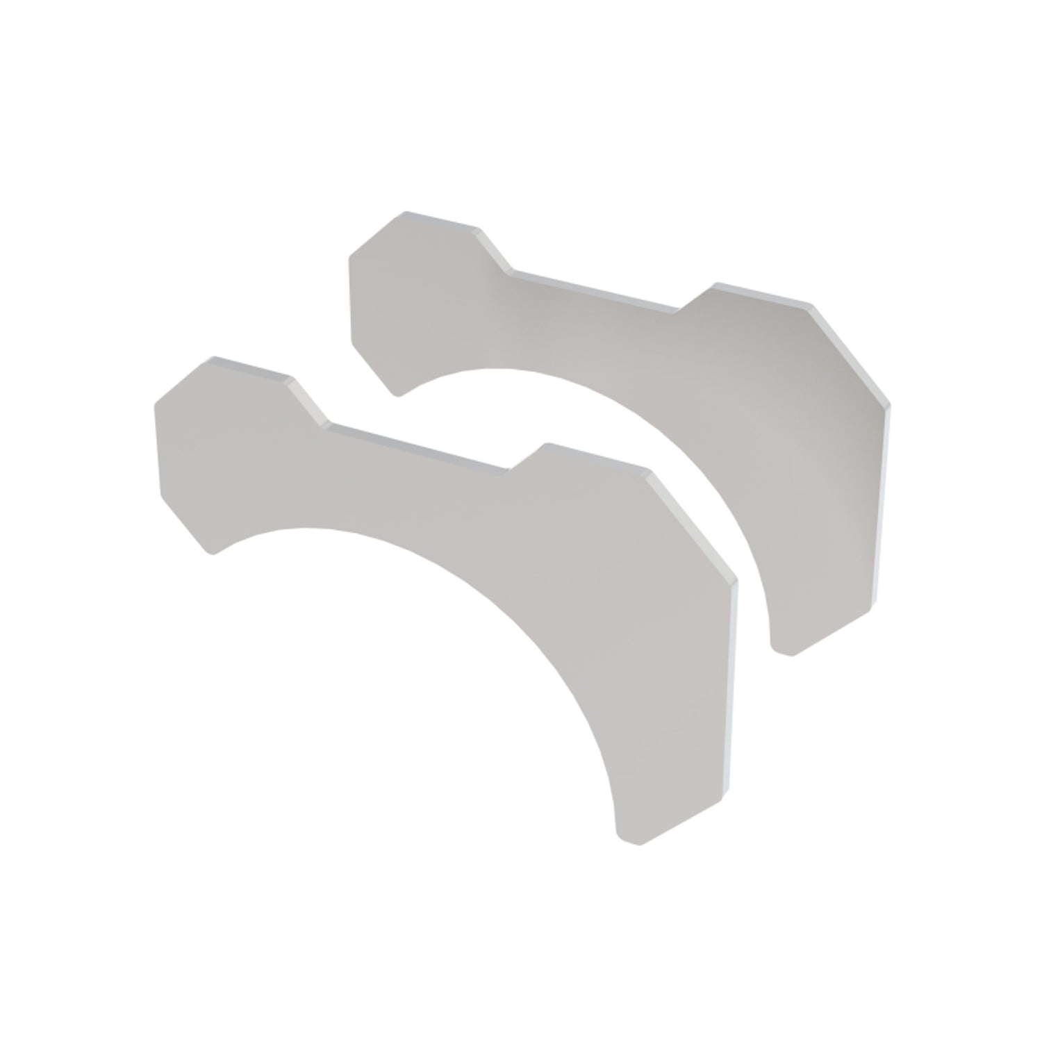 2.5in T-304 Stainless Tube Bracket Kit <br> Universal Fit