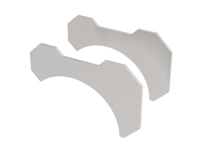 2.5in T-304 Stainless Tube Bracket Kit <br> Universal Fit