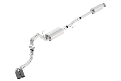 Touring Cat-Back Exhaust System <br> 15-20 Ford F-150 EXCEPT Raptor models
