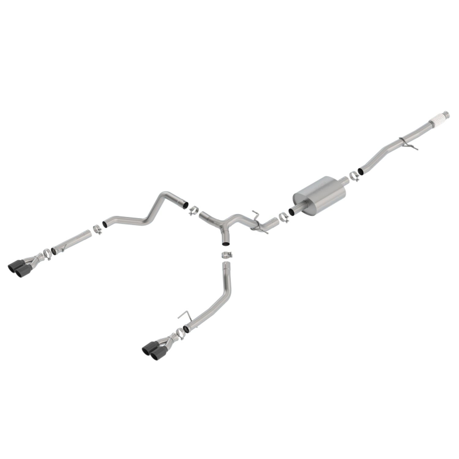 S-Type Cat-Back Exhaust System <br> 19-24 Chevrolet Silverado GMC Sierra 1500