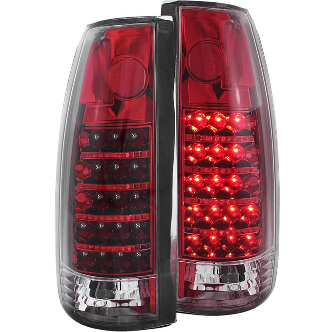 Red/Clear LED Taillights <br> 99-00 Cadillac Escalade