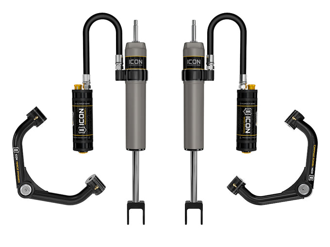0-2in 2.5 CDCV Shock System w/Upper Control Arm <br> 2011-2019 Chevy Silverado GMC Sierra 2500 3500 HD