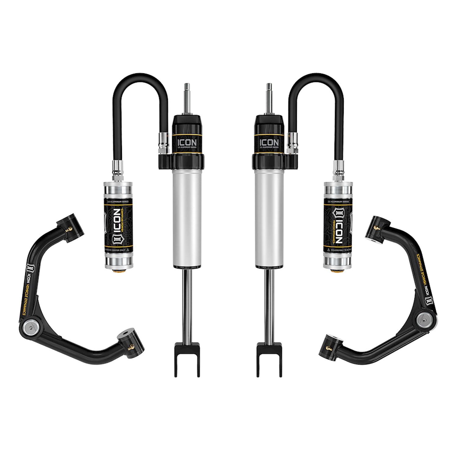 0-2in 2.5 Series RR Shock System w/Tube UCA <br> 2020-2022 Chevy Silverado GMC Sierra 2500 3500 HD