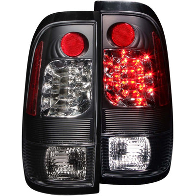 Black LED Taillights <br> 97-03 Ford F-150, F-250, F-350 Super Duty