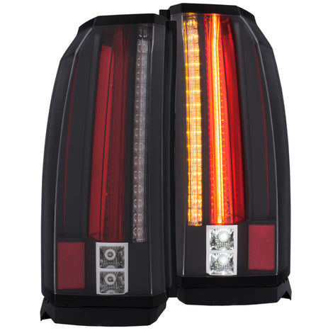 Black LED Taillights <br> 15-17 GMC Yukon/Yukon XL
