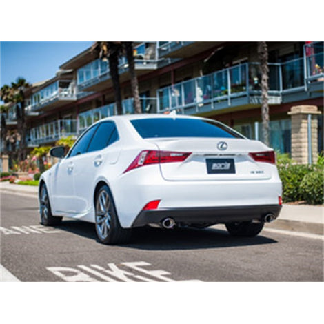 S-Type Axle-Back Exhaust System <br> 14-15 Lexus IS250 L 14-24 Lexus IS350 L