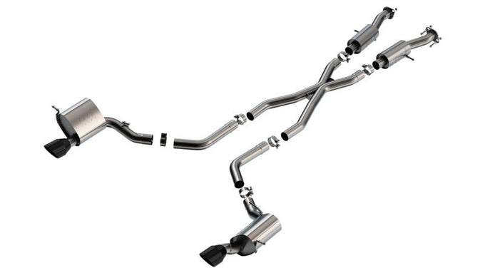 S-Type Cat-Back Exhaust System <br> 15-21 Jeep Grand Cherokee 6.4L V8