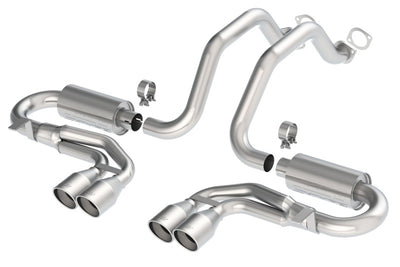 S-Type Classic Cat-Back Exhaust System <br> 97-04 Chevy Corvette 5.7L V8