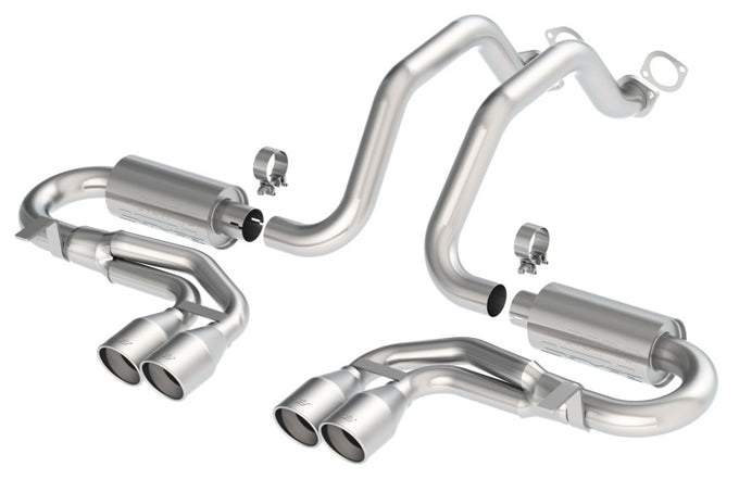 S-Type Classic Cat-Back Exhaust System <br> 97-04 Chevy Corvette 5.7L V8