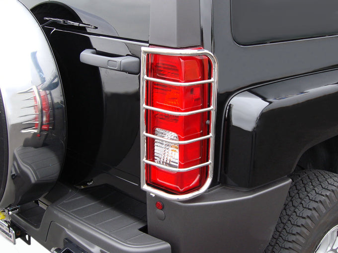 Tail Light Guards <br>06-10 Hummer H3