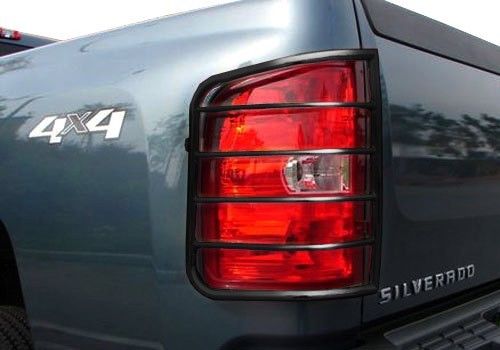 Tail Light Guards <br>07-14 Chevy Silverado 1500, 07-14 2500 HD, 07-13 3500 HD
