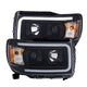Black Projector Headlights w/Amber Corner<br> 2015 GMC Canyon