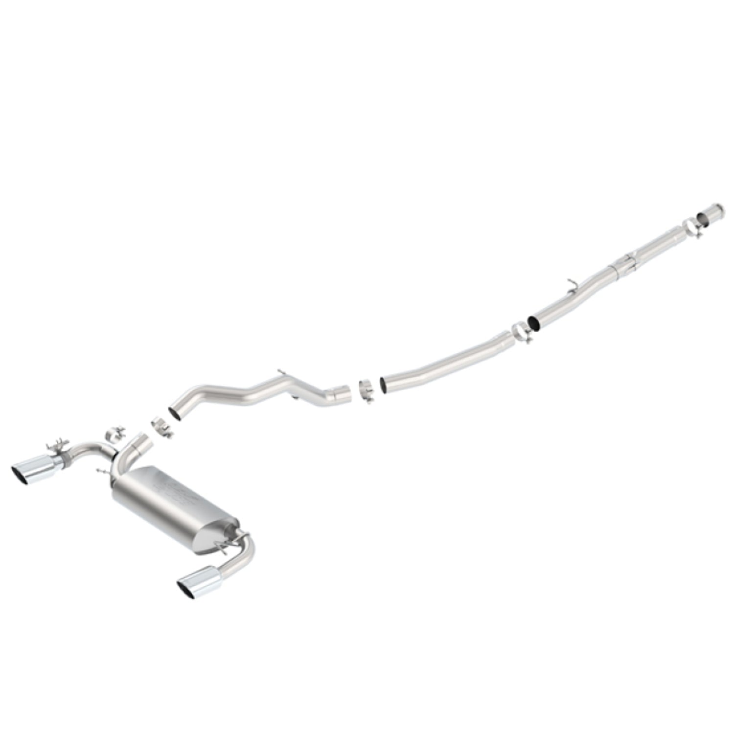 ATAK Cat-Back Exhaust System <br> 16-18 Ford Focus RS With Sound Suppressing Valve