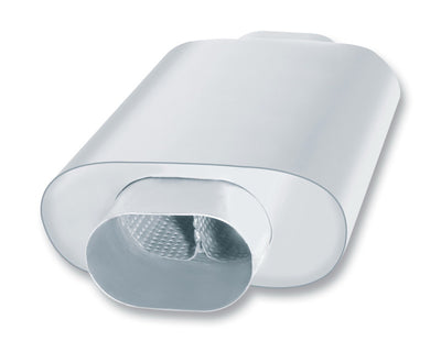 XR-1 Racing 3.5in Oval TubeMuffler <br> Universal Fit