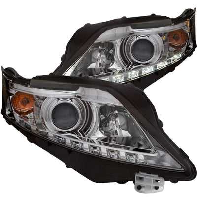 Chrome U-Bar Projector Headlights <br> 10-12 Lexus Rx350
