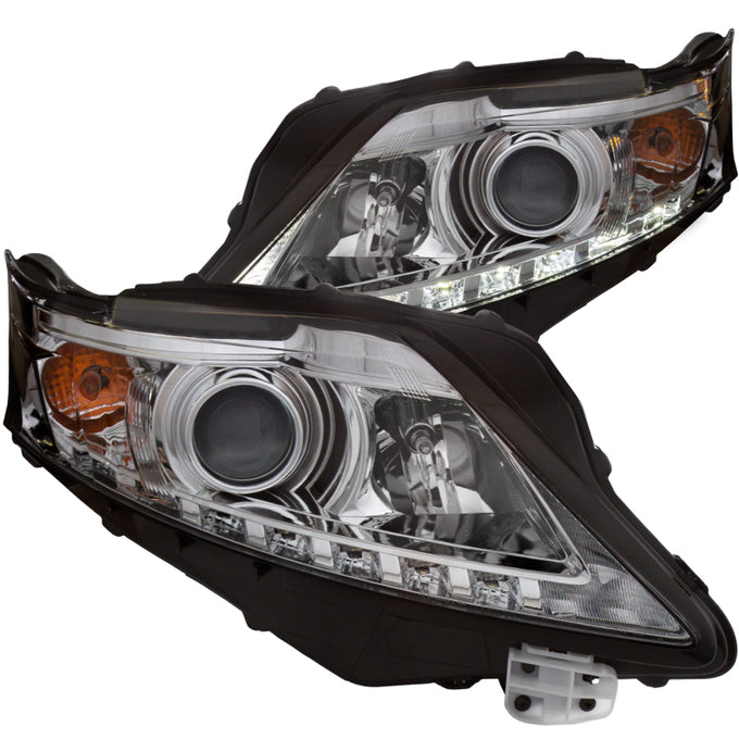 Chrome U-Bar Projector Headlights <br> 10-12 Lexus Rx350