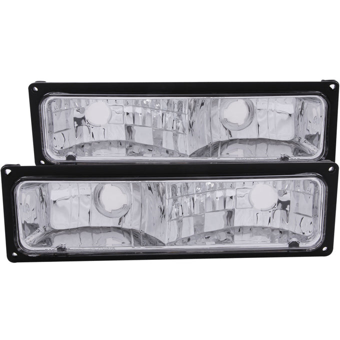 Black Parking Lights <br> 88-98 Chevy C/K/R/V-Series