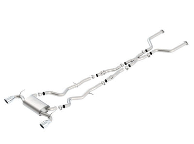 S-Type Cat-Back Exhaust System <br> 17-22 INFINITI Q60 3L V6