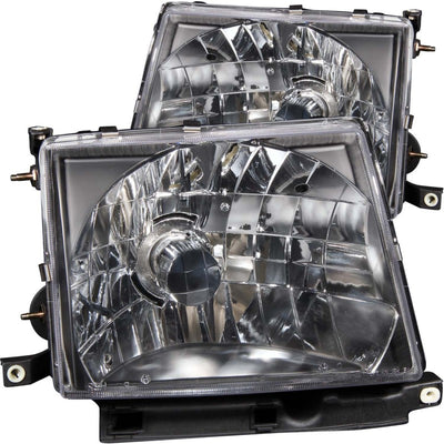Black Crystal Headlights <br> 97-00 Toyota Tacoma