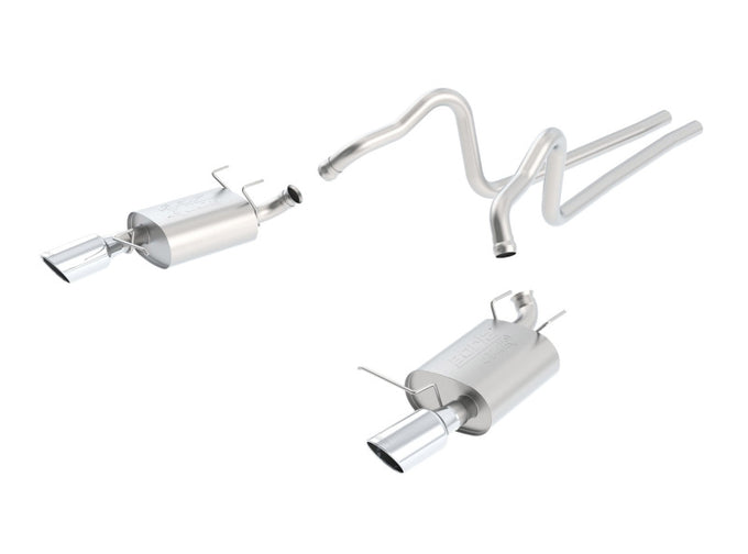 ATAK Cat-Back Exhaust System <br> 11-14 Ford Mustang 3.7L V6