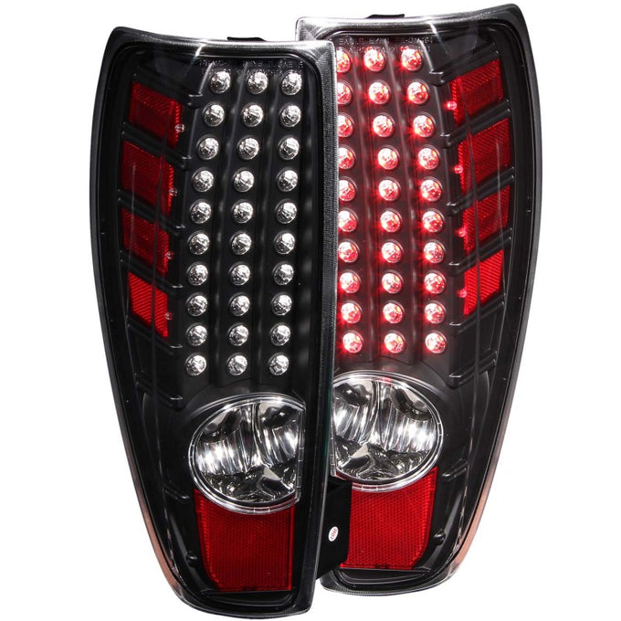 Black LED Taillights <br> 04-12 Chevy Colorado, GMC Canyon
