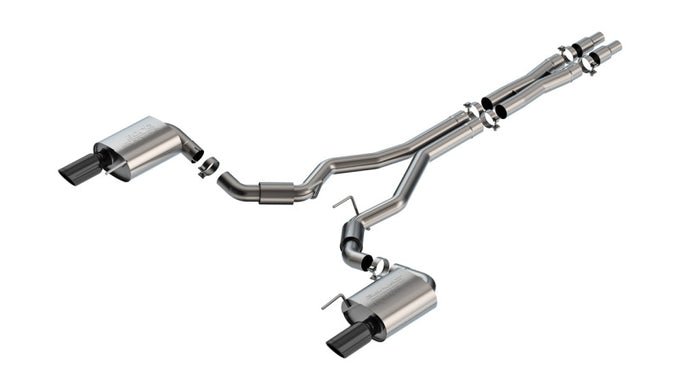 S-Type Cat-Back Exhaust System <br> 2024 Ford Mustang GT Coupe Without Active Exhaust