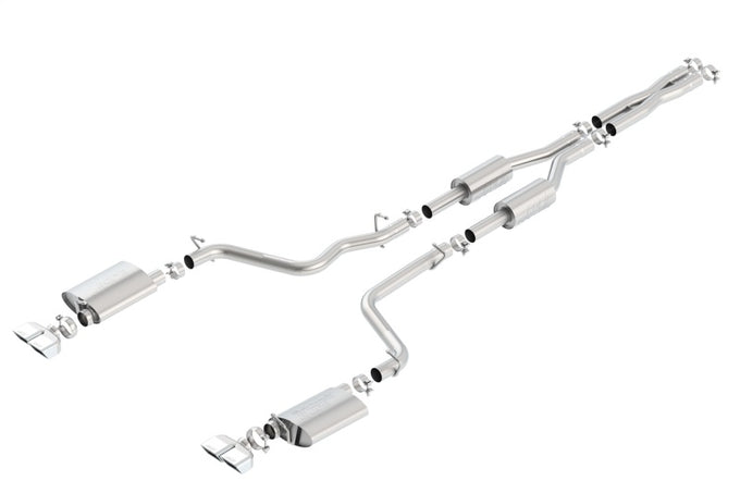 S-Type Cat-Back Exhaust System <br> 09-14 Dodge Challenger 5.7L V8