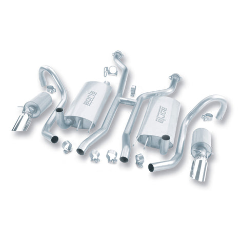 Touring Cat-Back Exhaust System <br> 94-96 Chevrolet Impala SS/ Caprice Classic 5.7L