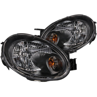Black Crystal Headlights <br> 03-05 Dodge Neon