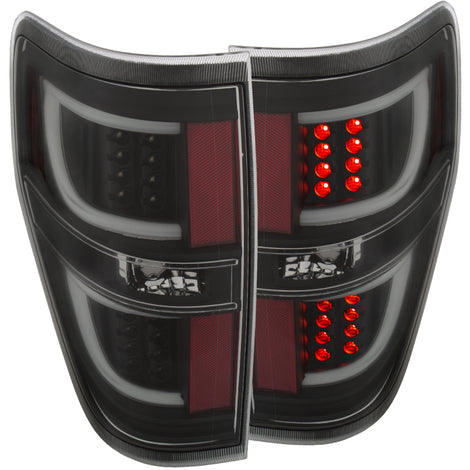 Black LED Taillights <br> 09-13 Ford F-150