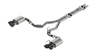 S-Type Cat-Back Exhaust System <br> 2024 Ford Mustang Dark Horse With Active Exhaust