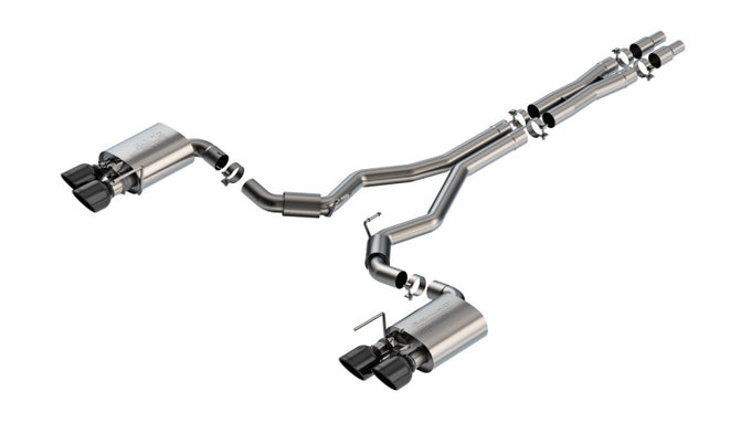 S-Type Cat-Back Exhaust System <br> 2024 Ford Mustang Dark Horse With Active Exhaust