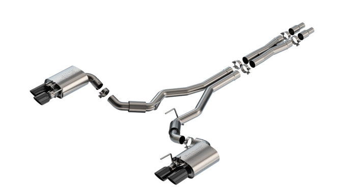 S-Type Cat-Back Exhaust System <br> 2024 Ford Mustang GT With Active Exhaust