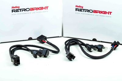 H4M to H4F 4-Low/High Beams Wiring Harness Splitters <br> 69 Mustang/ 60-61 Chevy C10/ 60-72 GMC Truck