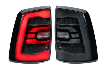 Carbide LED Tail Lights <br> 09-18 Dodge Ram, Smoked