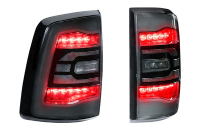 Carbide LED Tail Lights <br> 09-18 Dodge Ram, Smoked