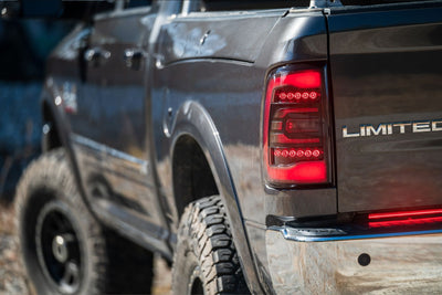 Carbide LED Tail Lights <br> 09-18 Dodge Ram, Smoked