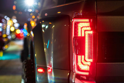 XB LED Tail Lights (Pair / Red) <br> 17-22 Ford Super Duty