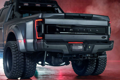 XB LED Tail Lights (Pair / Smoked) <br> 17-22 Ford Super Duty