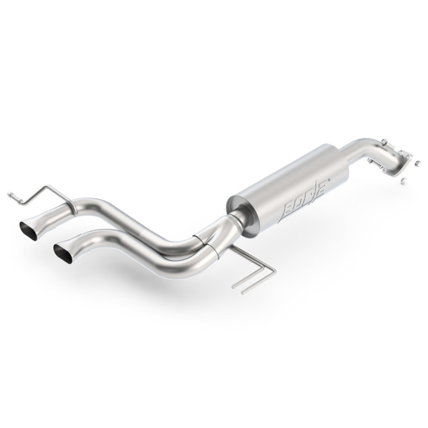 S-Type Axle-Back Exhaust System <br> 13-17 Hyundai Veloster 1.6L Naturally Aspirated