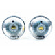 Pair of LED Headlights <br> 5.75 in. Round / H5001 H5006 (Euro Yellow£©