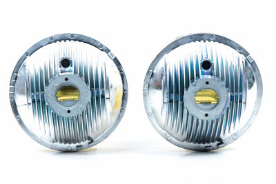Pair of LED Headlights <br> 5.75 in. Round / H5001 H5006 (Euro Yellow£©