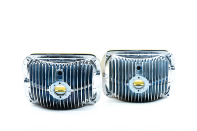 Pair of LED Headlights <br> 5x7 in. Rectangle (Euro Yellow)