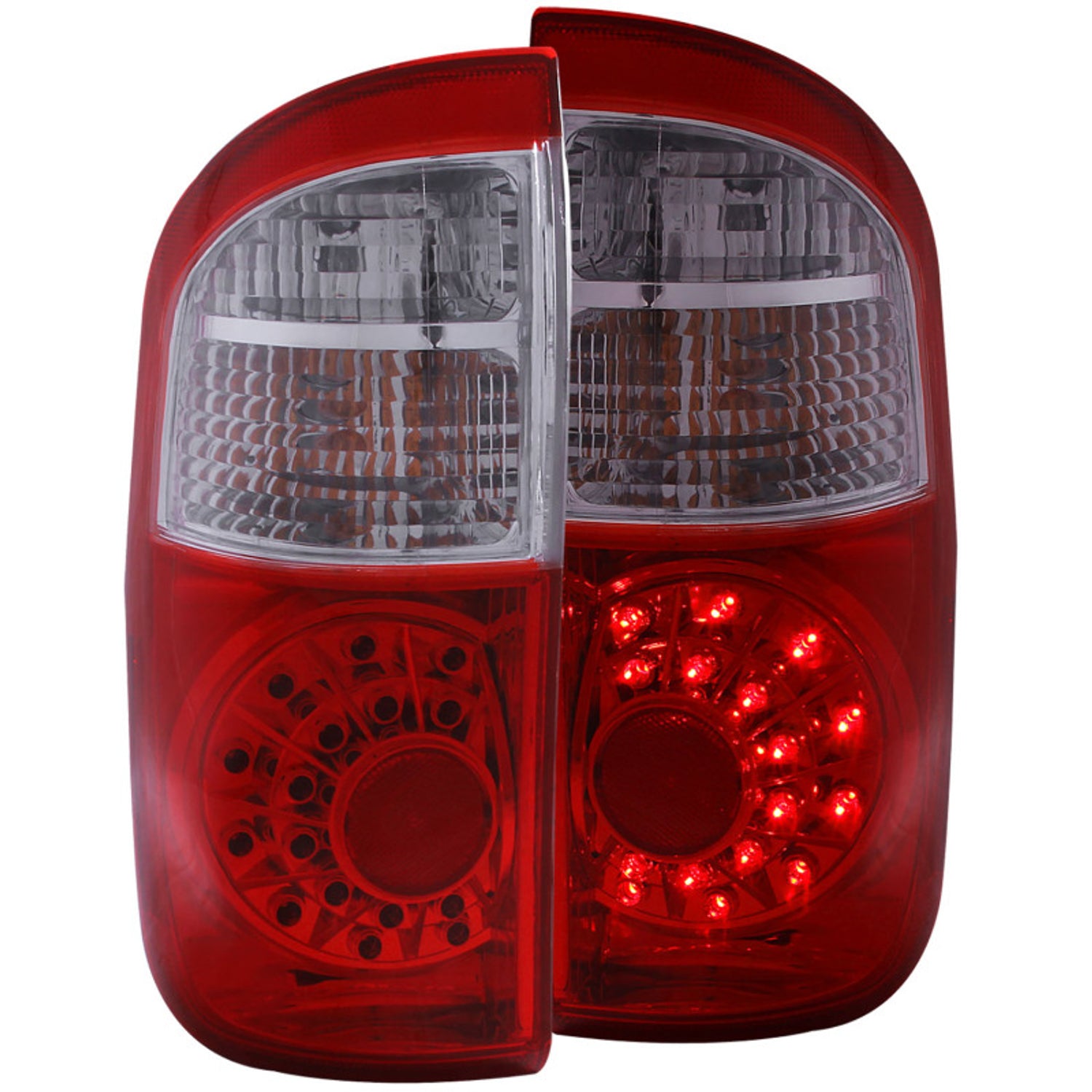 Red/Clear LED Taillights <br> 04-06 Toyota Tundra