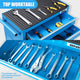 2-in-1 Combination Roller Cabinet <br> w/ Removable Upper Tool Box (Blue)