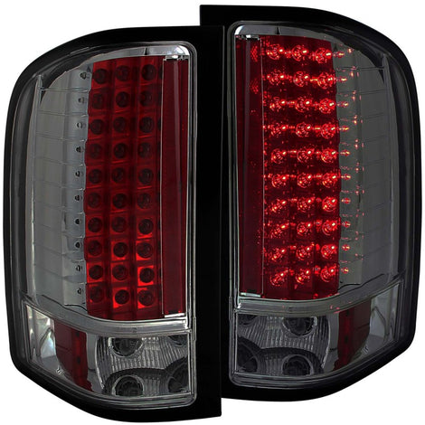 Smoke LED Taillights <br> 07-13 Chevy Silverado 1500, 2500, 3500 HD