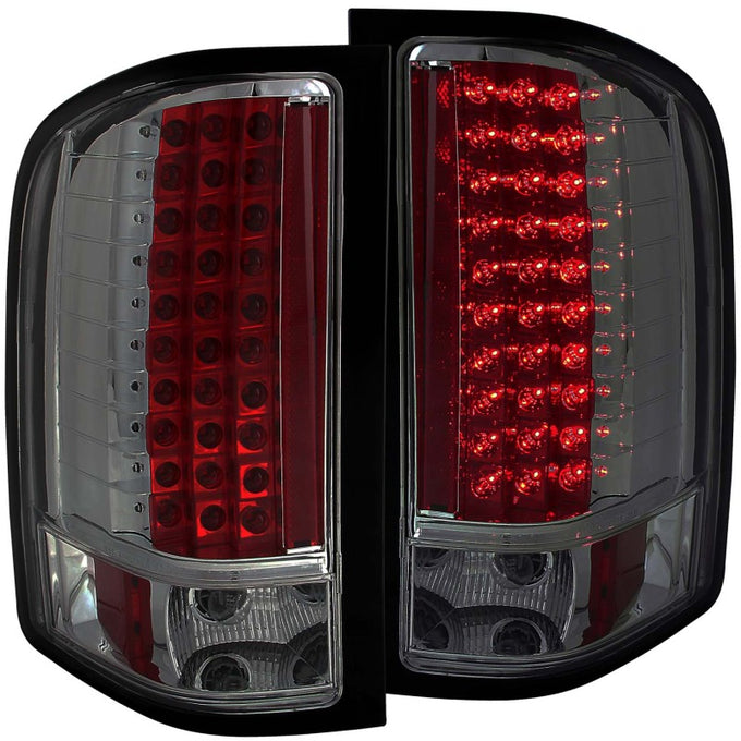 Smoke LED Taillights <br> 07-13 Chevy Silverado 1500, 2500, 3500 HD