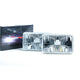 Pair of LED Headlights <br> 4 in. x 6 in. Rectangle (Classic White)
