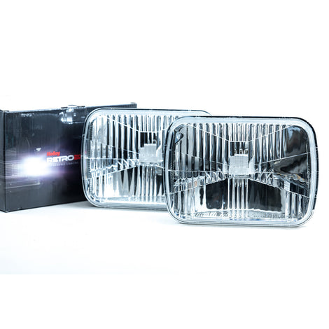 Pair of LED Headlights <br> 5x7 in. Rectangle (Classic White)