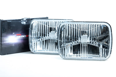 Pair of LED Headlights <br> 5x7 in. Rectangle (Classic White)